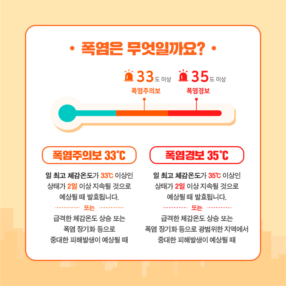 폭염 시 행동요령 2번째 이미지