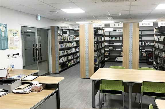 송정동 2층 작은도서관(새마을문고)